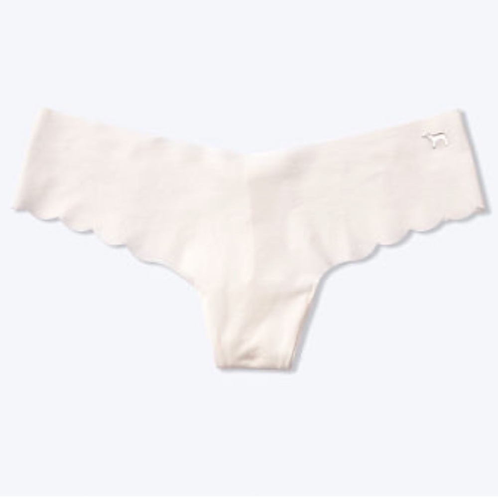 Victoria Secret Pink Scallop No Show Thong